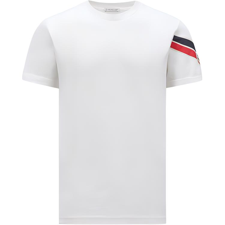 

Футболка с логотипом Moncler, экрю