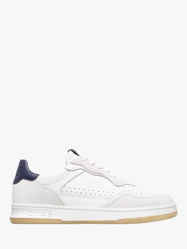 

Кроссовки из кожи хейвуда CLAE, цвет White/Navy