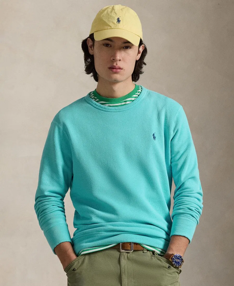 Мужская толстовка с длинными рукавами и круглым вырезом Polo Ralph Lauren, Perfect Turquoise