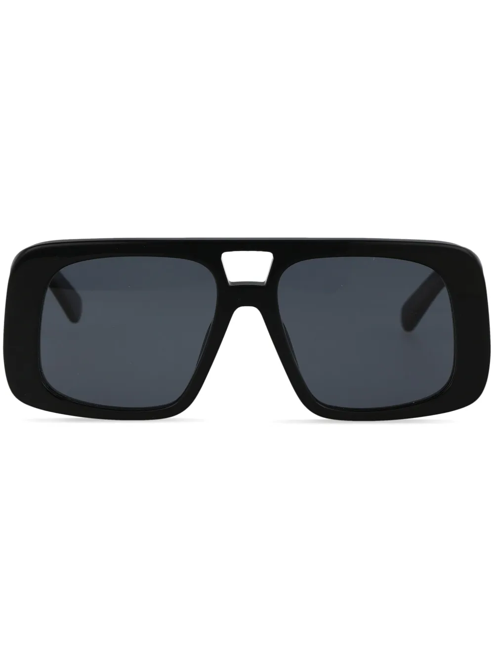 

Солнцезащитные очки в массивной квадратной оправе Stella McCartney Eyewear, черный