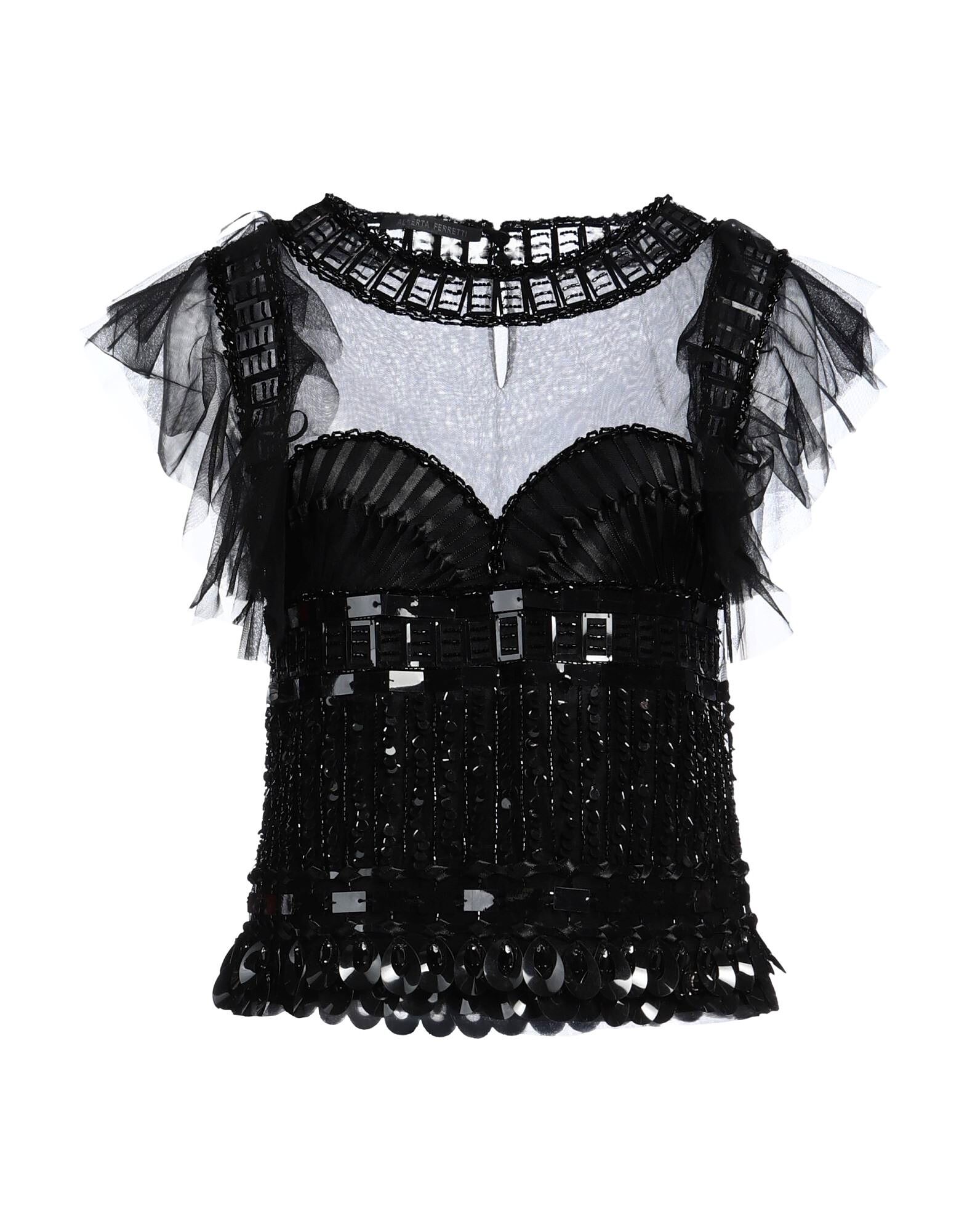 

Топ Alberta Ferretti, черный