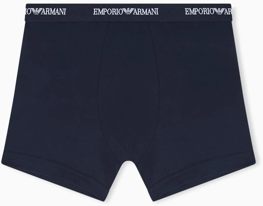 Боксеры хлопковые Emporio Armani, Armani Blue — фото 3