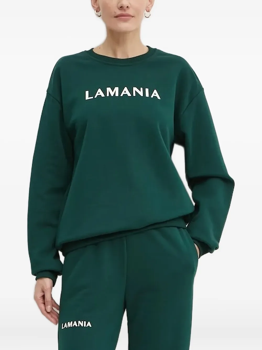 

Толстовка с вышитым логотипом La Mania, зеленый