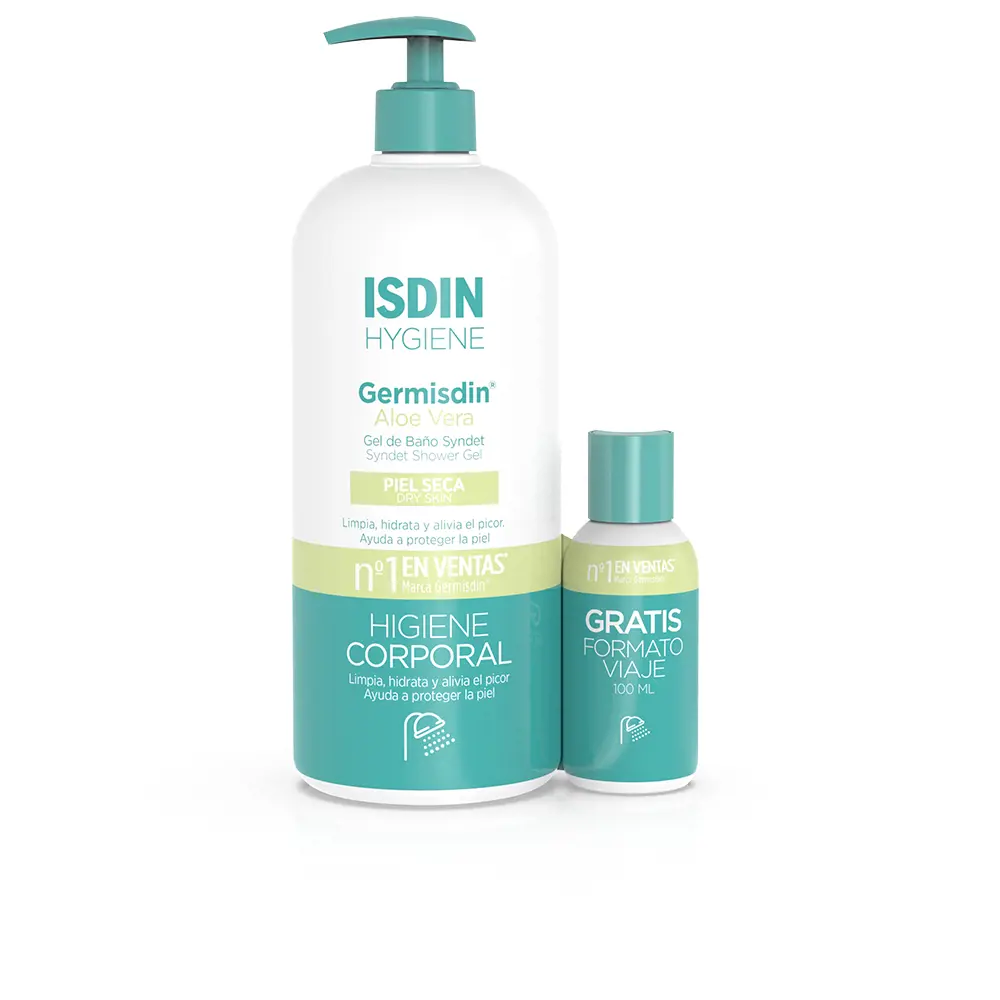 

Гель для душа Germisdin aloe vera gel de baño lote Isdin, 2 шт.