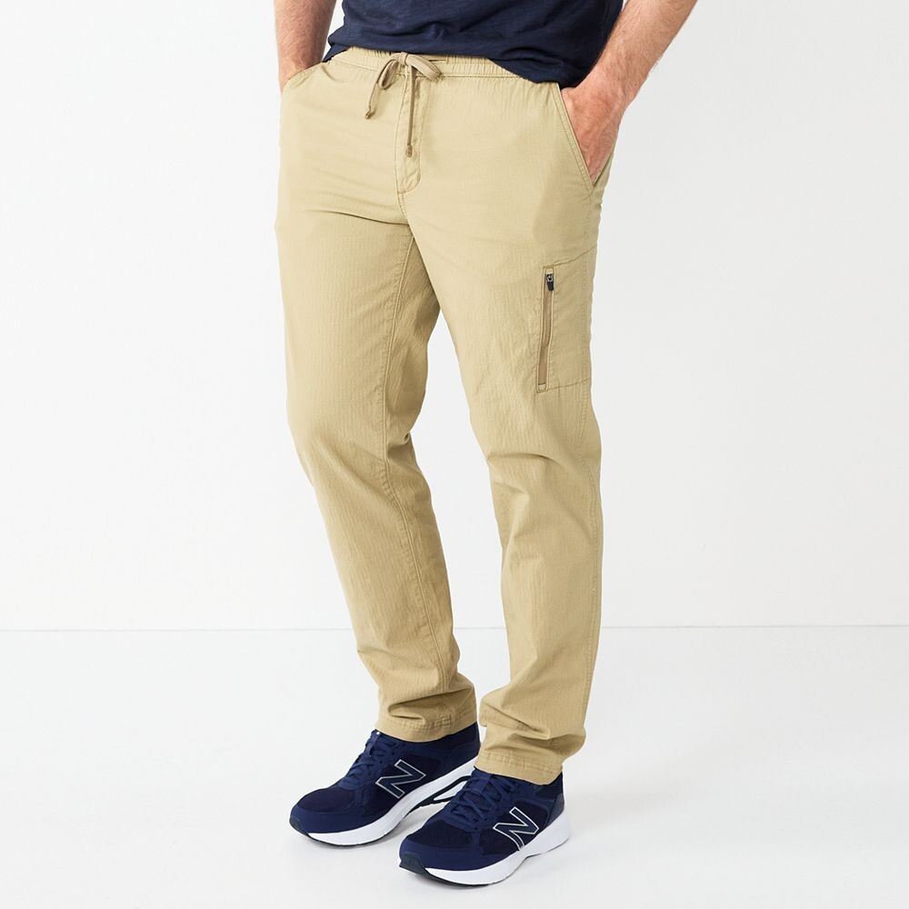 

Мужские брюки Sonoma Goods For Life с карманами на молнии, цвет Khaki