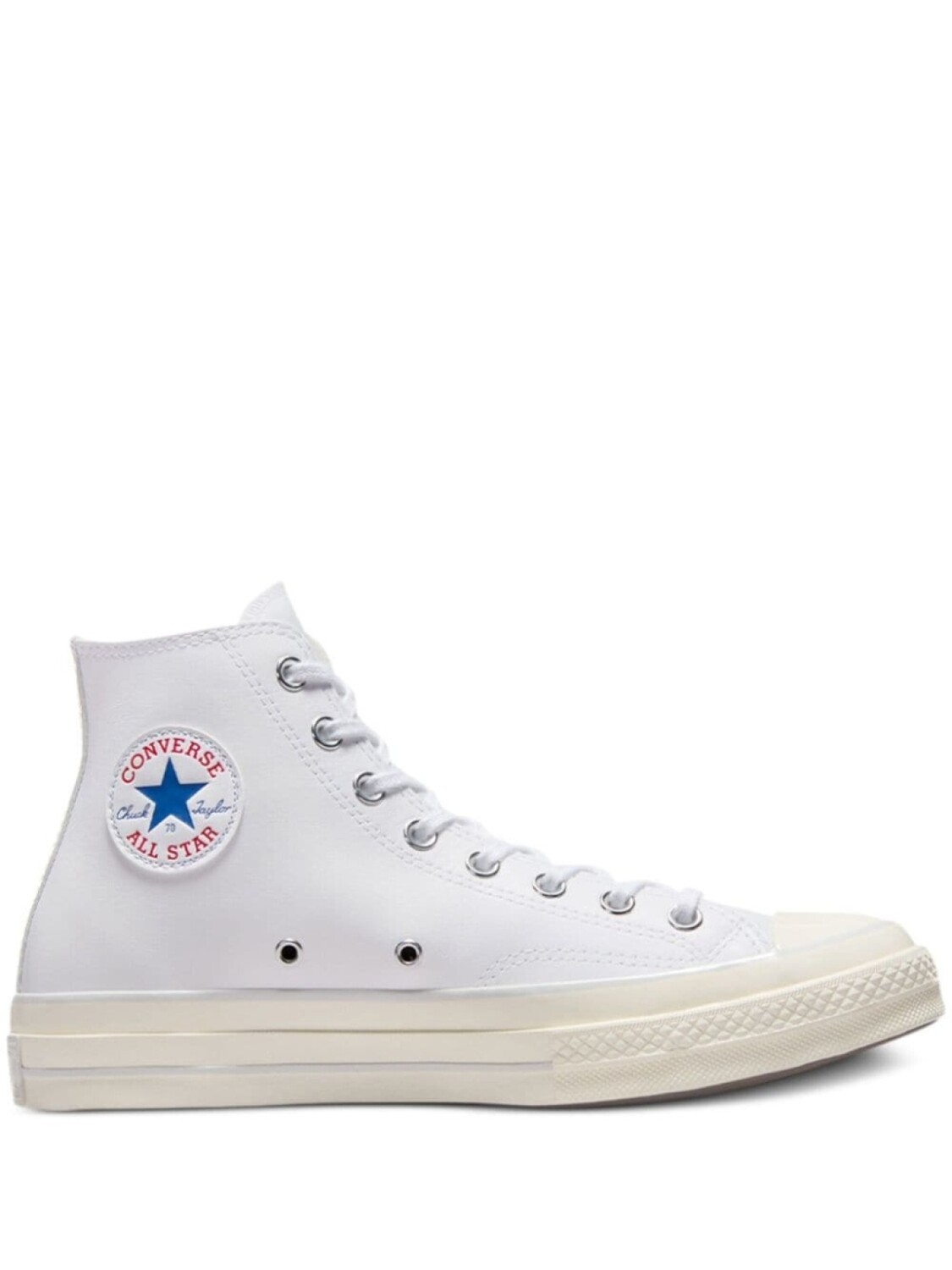 

Кеды Converse Chuck 70 Leather Hi "White", белый