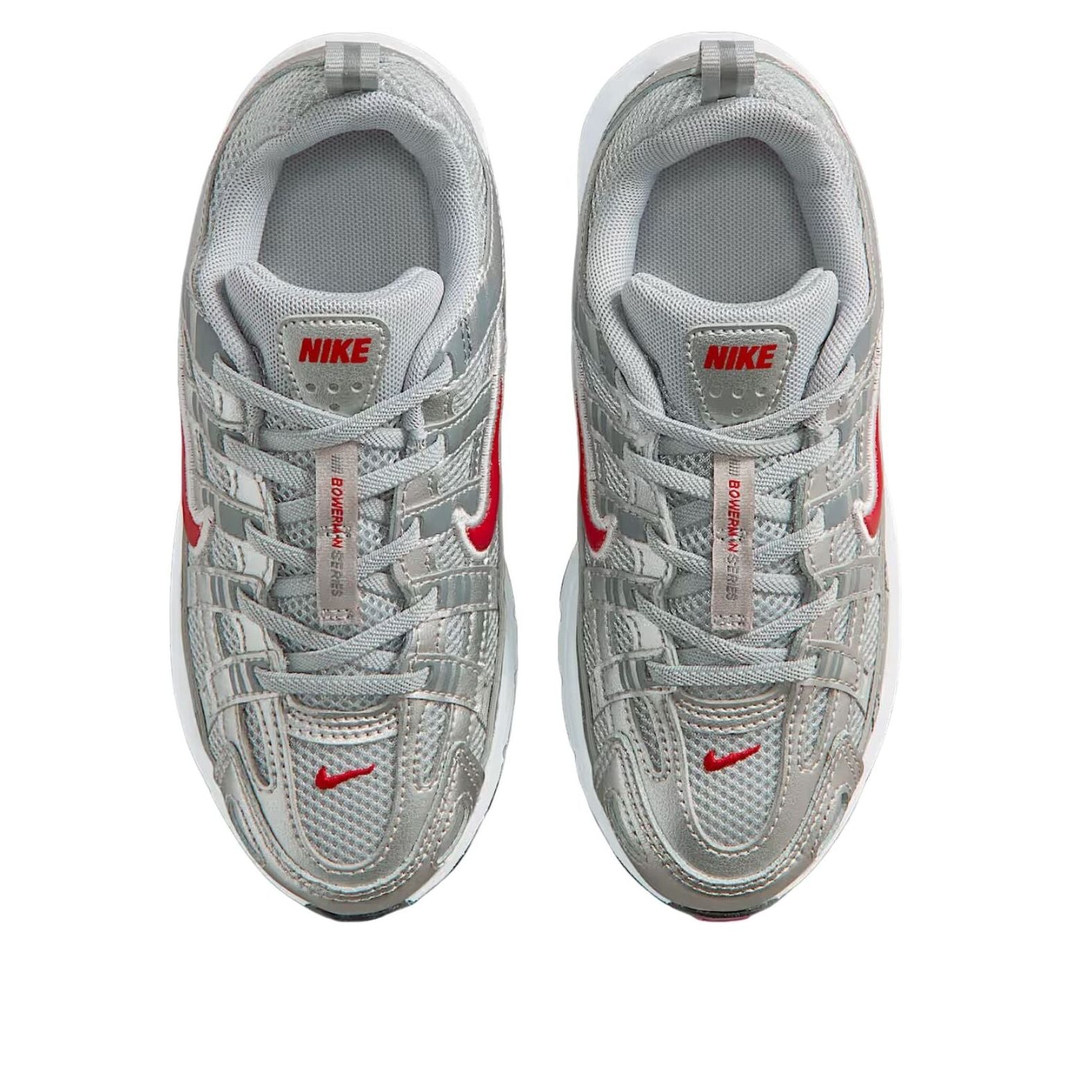 (PS) Nike P-6000 'Metallic Silver Cool Gray Fitness Red' — фото 2