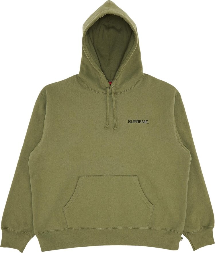 

Толстовка Supreme Immortal Hooded 'Light Olive', зеленый