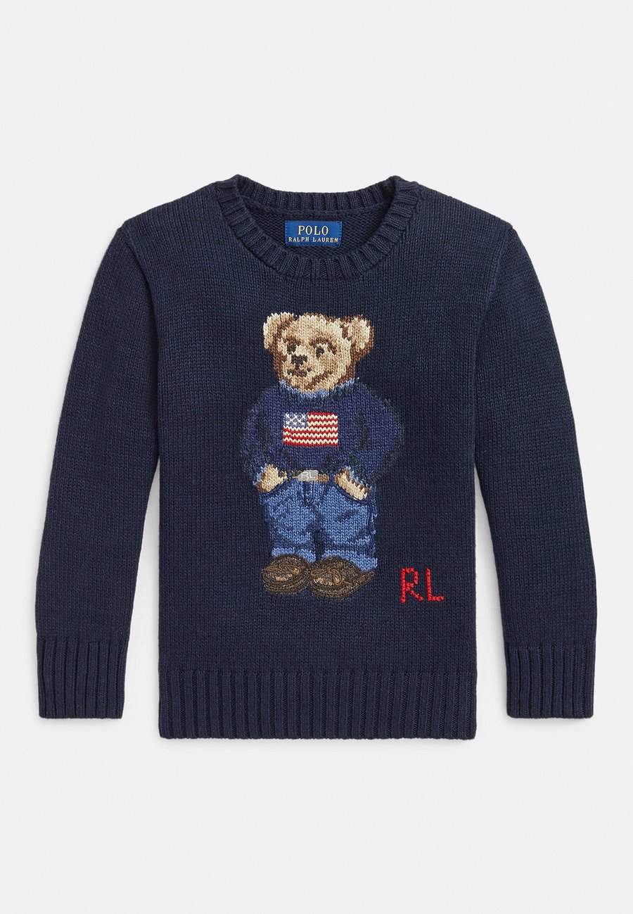 Джемпер Polo Ralph Lauren POLO BEAR COTTON SWEATER 2-7Y UNISEX, Navy/Dark Blue — фото 3