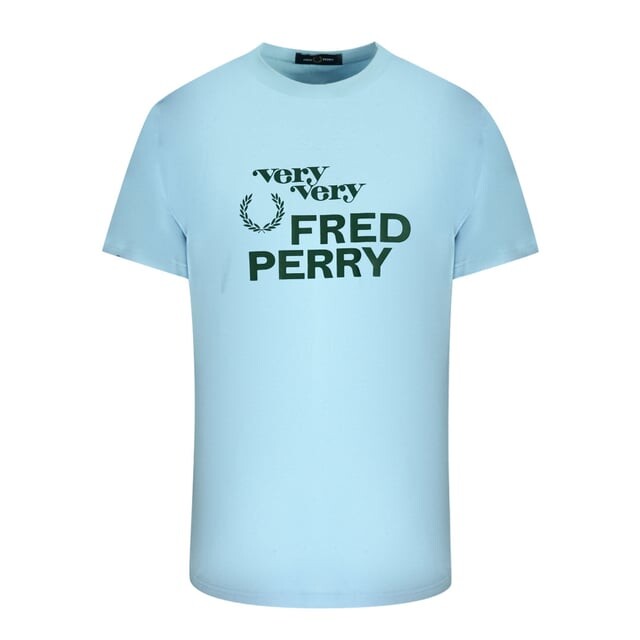 

Футболка с очень-очень логотипом Fred Perry, синий