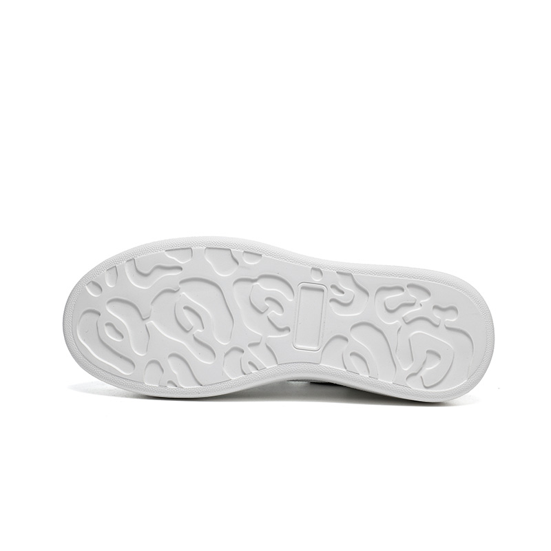 FAIRWHALE Мужские скейтерские кроссовки белые сетчатые, цвет White (Mesh) — фото 3