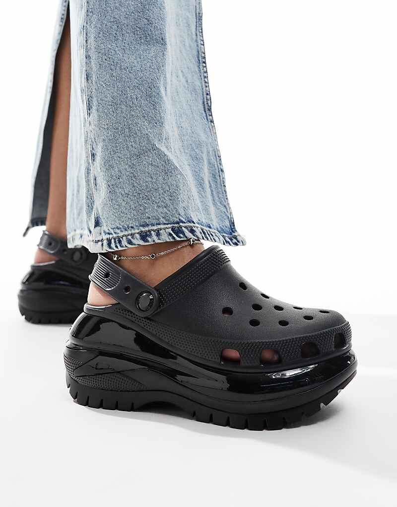 

Crocs – Унисекс – Mega Crush – Сабо в цвете Schwarz