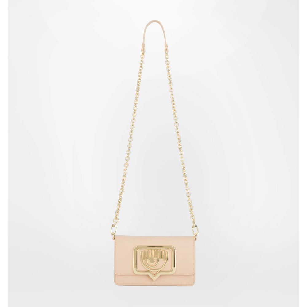 

Бежевая полиэстеровая женская сумка через плечо Chiara Ferragni Collection