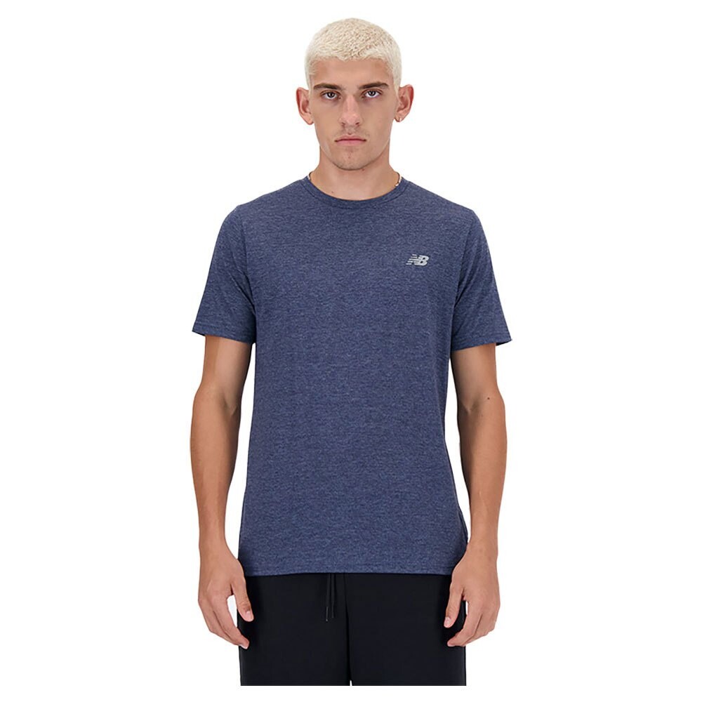

Футболка с коротким рукавом New Balance Sport Essentials Heathertech, синий