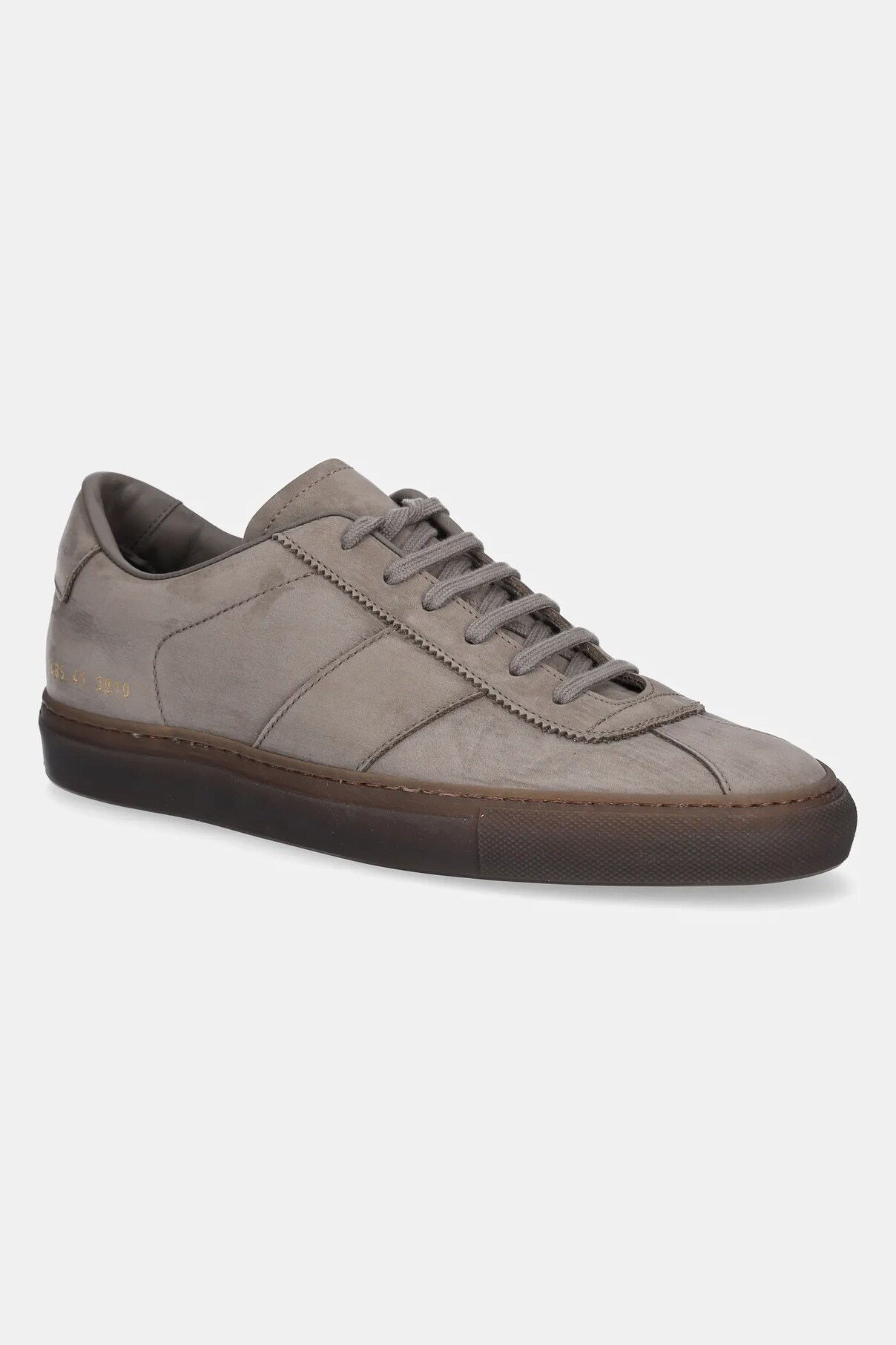 

Кроссовки для тенниса из нубука Common Projects, коричневый
