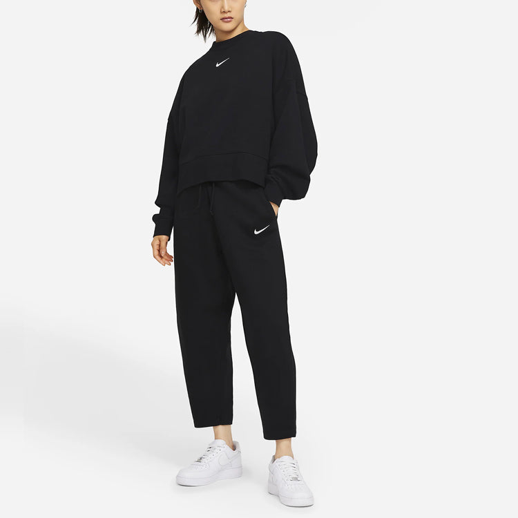 Спортивные брюки (WMNS) Nike Sportswear Collection Essentials Curve Pants Black DD5637-010 — фото 3