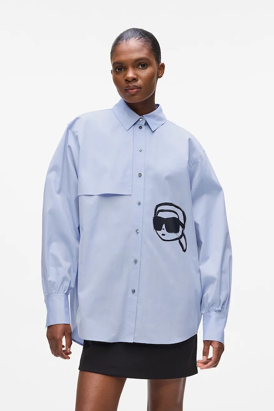 

Рубашка ICONS Karl Lagerfeld, синий