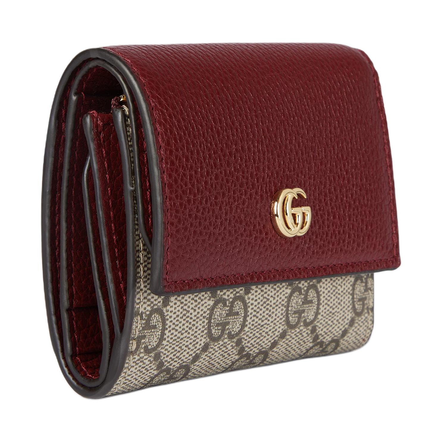 Двухцветный мини-кошелек Gg Marmont GUCCI, basic set (bag+dust bag) — фото 2