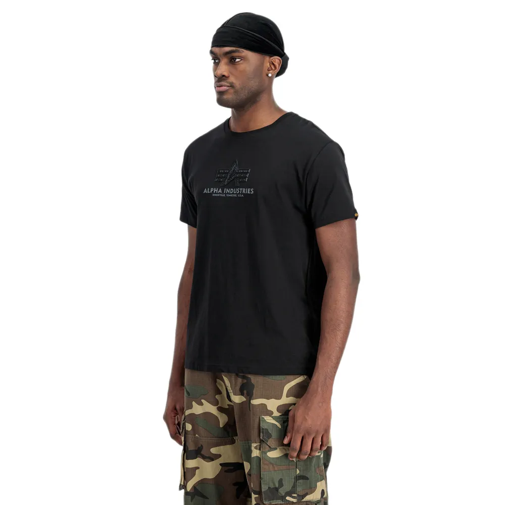 

Футболка Alpha Industries Basic Rubber, черный