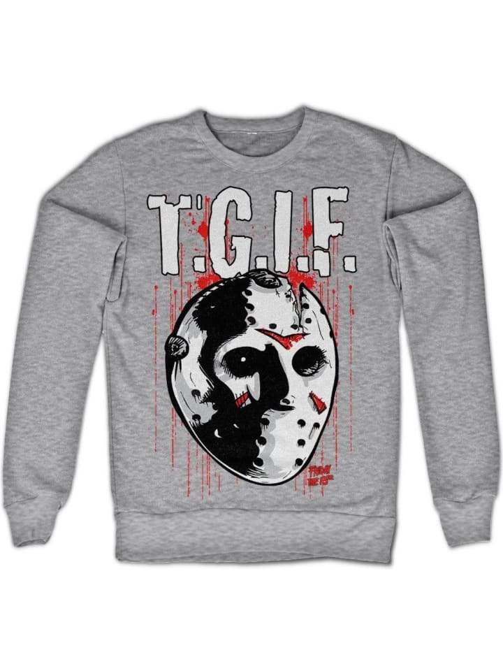 

Пуловер Friday The 13th, серый