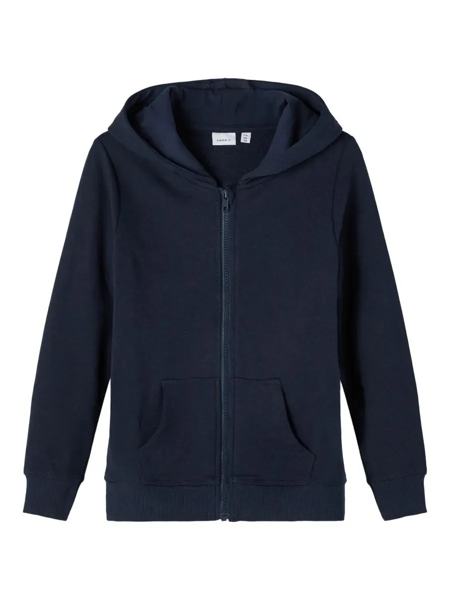 Имя It толстовка "NKMNESWEAT CARD W HOOD UNB NOOS" Name It, цвет Dark Sapphire — фото 2