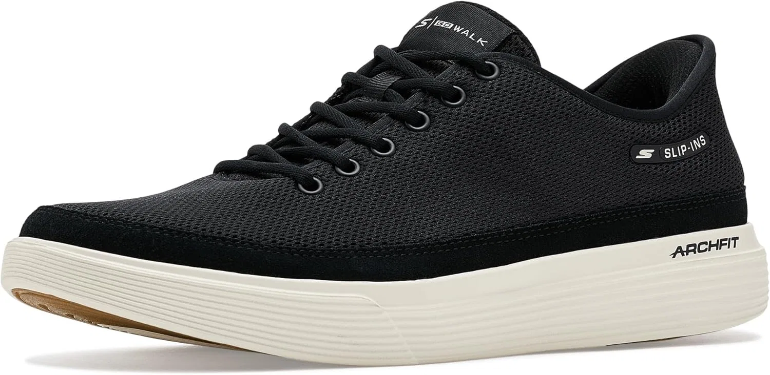 Мужские слипоны Skechers: кроссовки Go Walk Commuter Carson, Black White