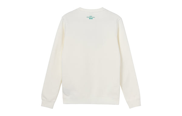 Толстовка Men's Nike Logo Casual Sports Round Neck Pullover White, белый — фото 2
