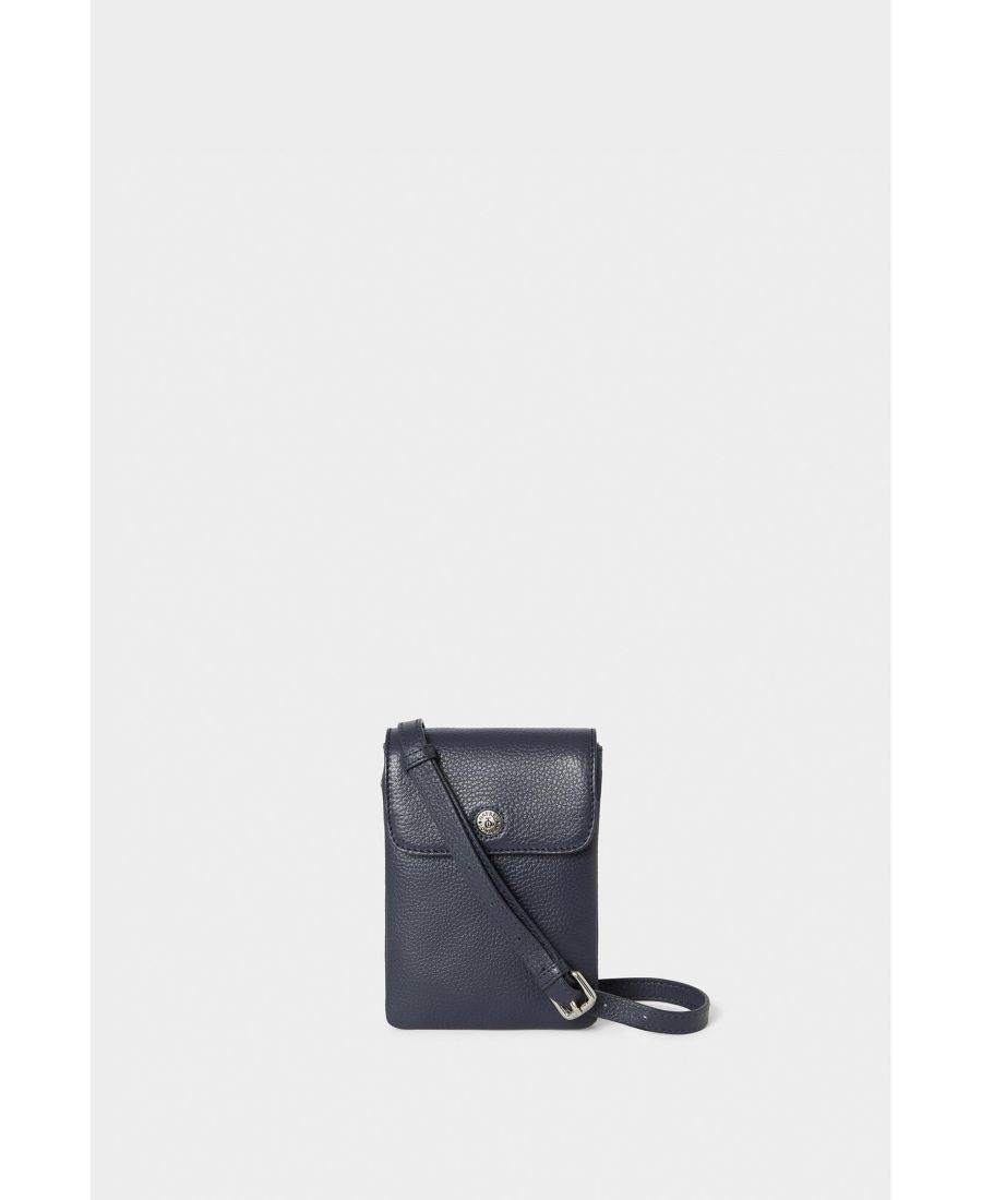 

Кожаная сумка для телефона "Мэдисон" Osprey London, Navy