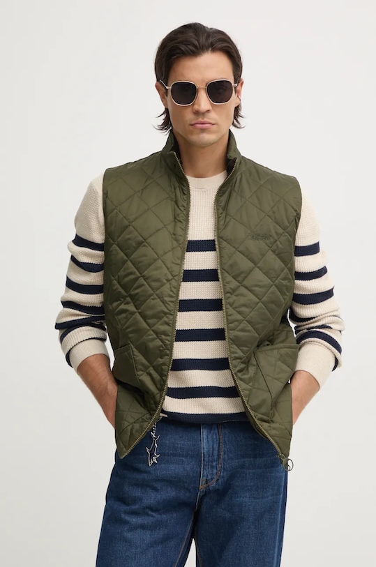 

Жилет Monty Quilted Gilet Barbour, зеленый