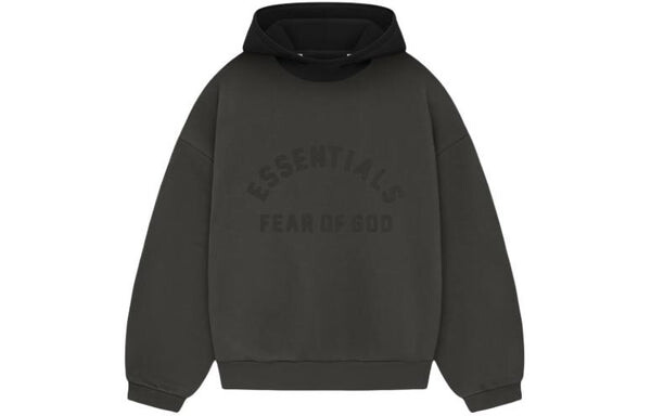 Толстовка ss24 nylon fleece hoodie 'ink jet black' Fear Of God Essentials, черный — фото 2