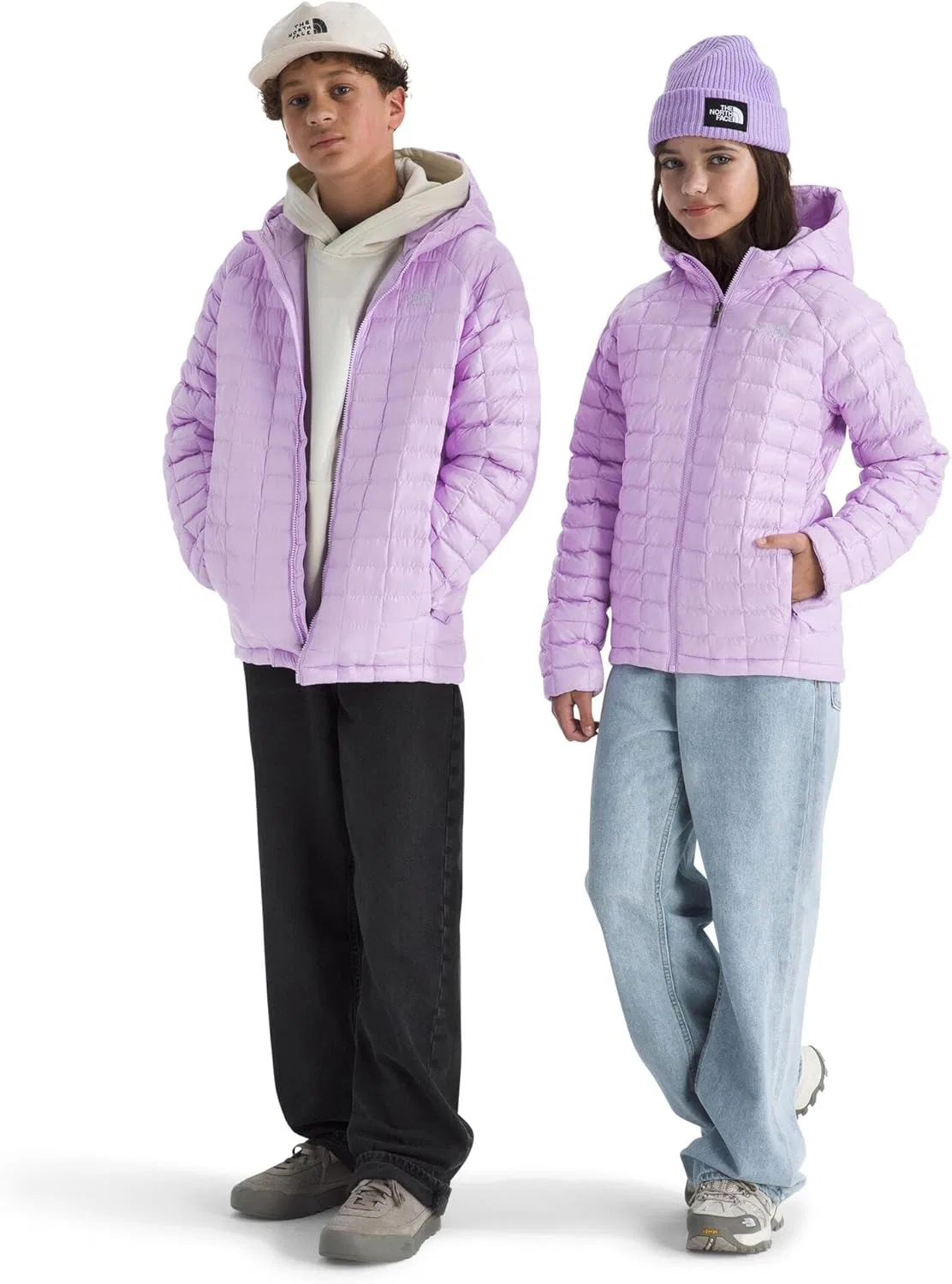 Куртка с капюшоном The North Face унисекс для детей Thermoball, Lite Lilac