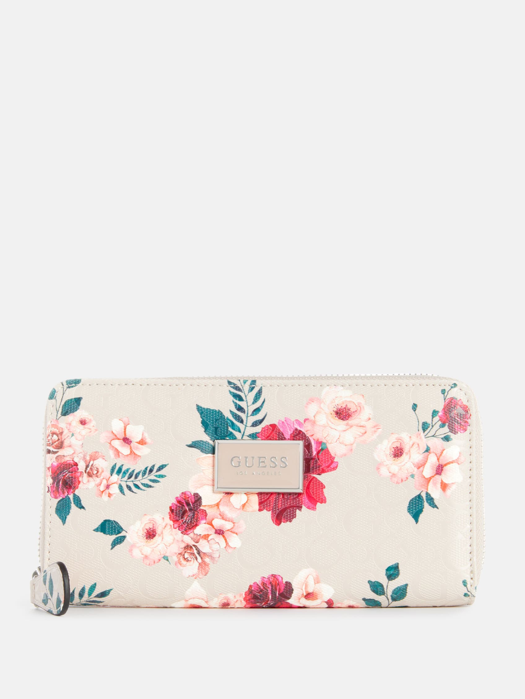 

Кошелек Abree Zip-Around Guess Factory, цвет neutral floral