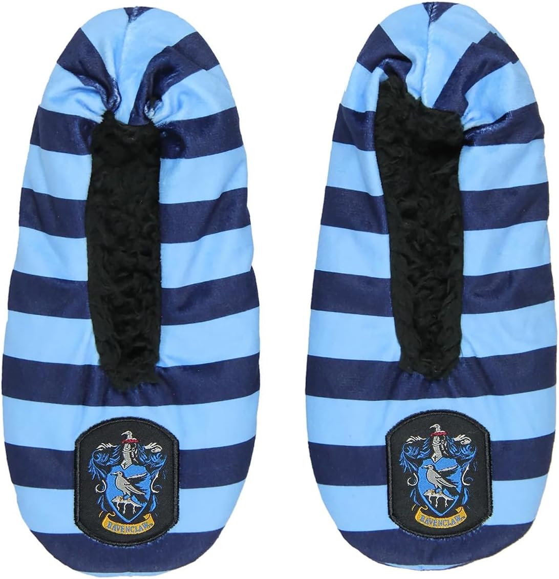 

Тапочки Bioworld Harry Potter с гербами факультетов, нескользящая подошва, для женщин и мужчин, Ravenclaw