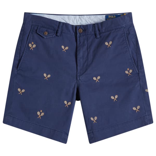 

Вышитые шорты для игры в ракетку Polo Ralph Lauren, синий