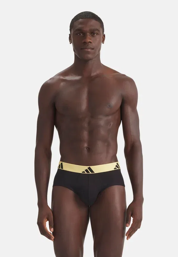 Трусы Adidas Sportswear 3Er pack active flex slip briefs, черный светло-серый — фото 2