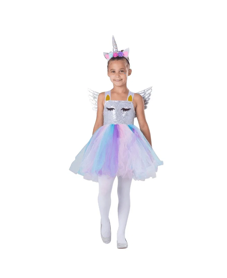 Костюм единорога для девочек младшего возраста Dress Up America, синий