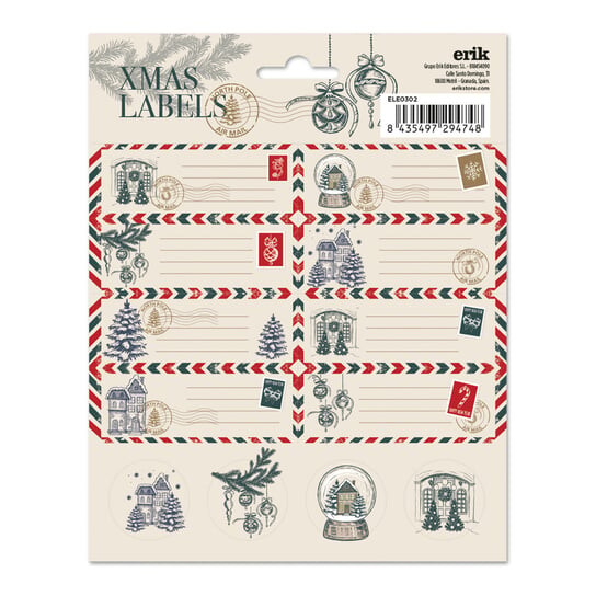 

Самоклеящиеся Этикетки Рождественские Пожелания Inna marka, Серый, Самоклеящиеся Этикетки Рождественские Пожелания Inna marka