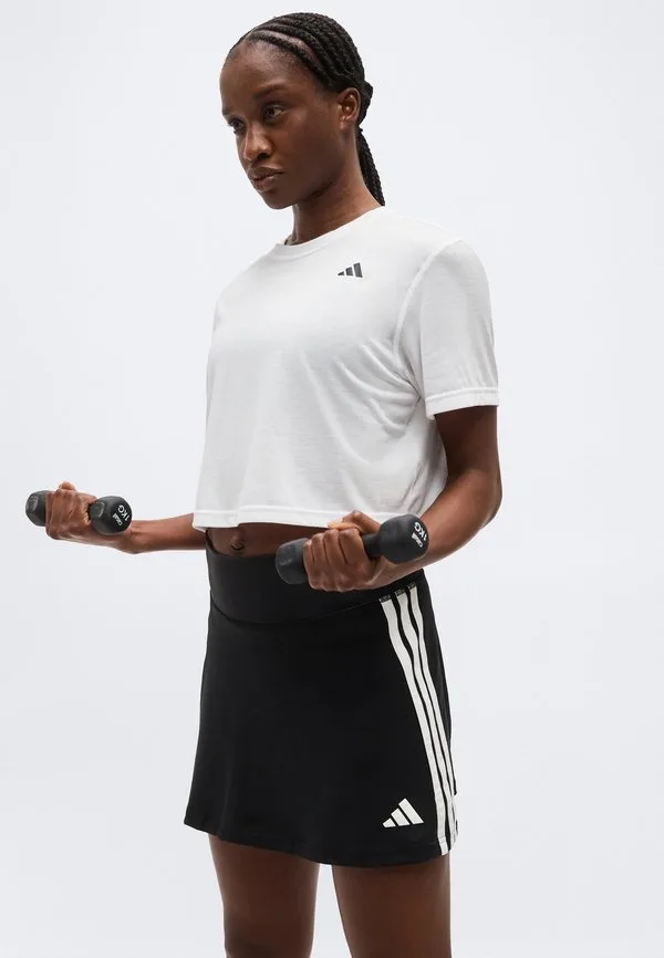 Спортивная юбка-шорты Adidas Performance, Black/White — фото 4