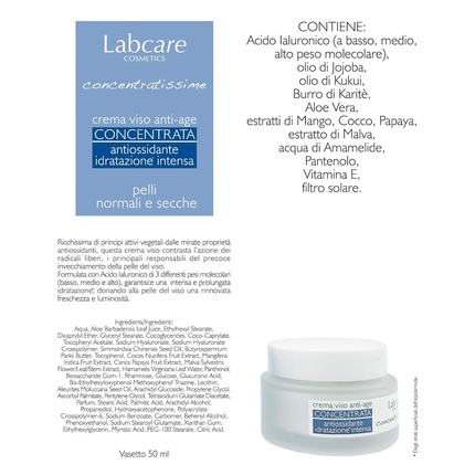 Крем для лица Labcare Cosmetics — Антивозрастной с интенсивным увлажнением и направленными антиоксидантными свойствами — фото 2