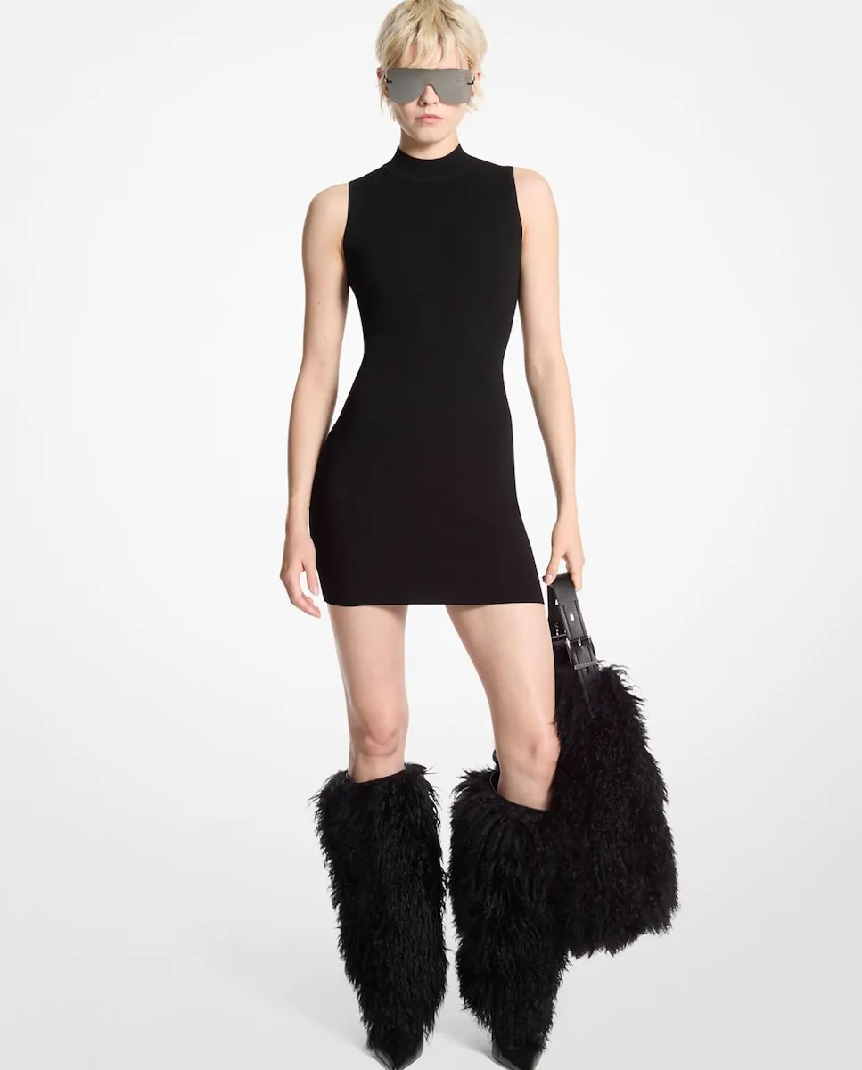 

Короткое платье на бретелях Michael Michael Kors, черный
