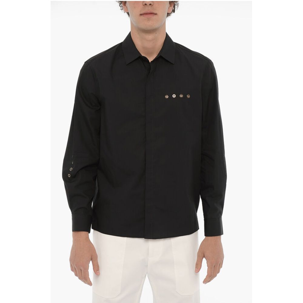 

Рубашка свободного кроя со стандартным воротником EYELET Neil Barrett, Black