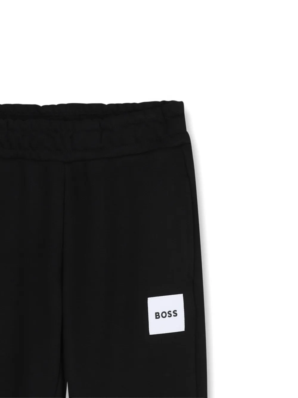 Спортивные брюки с нашивкой-логотипом BOSS Kidswear, черный — фото 3