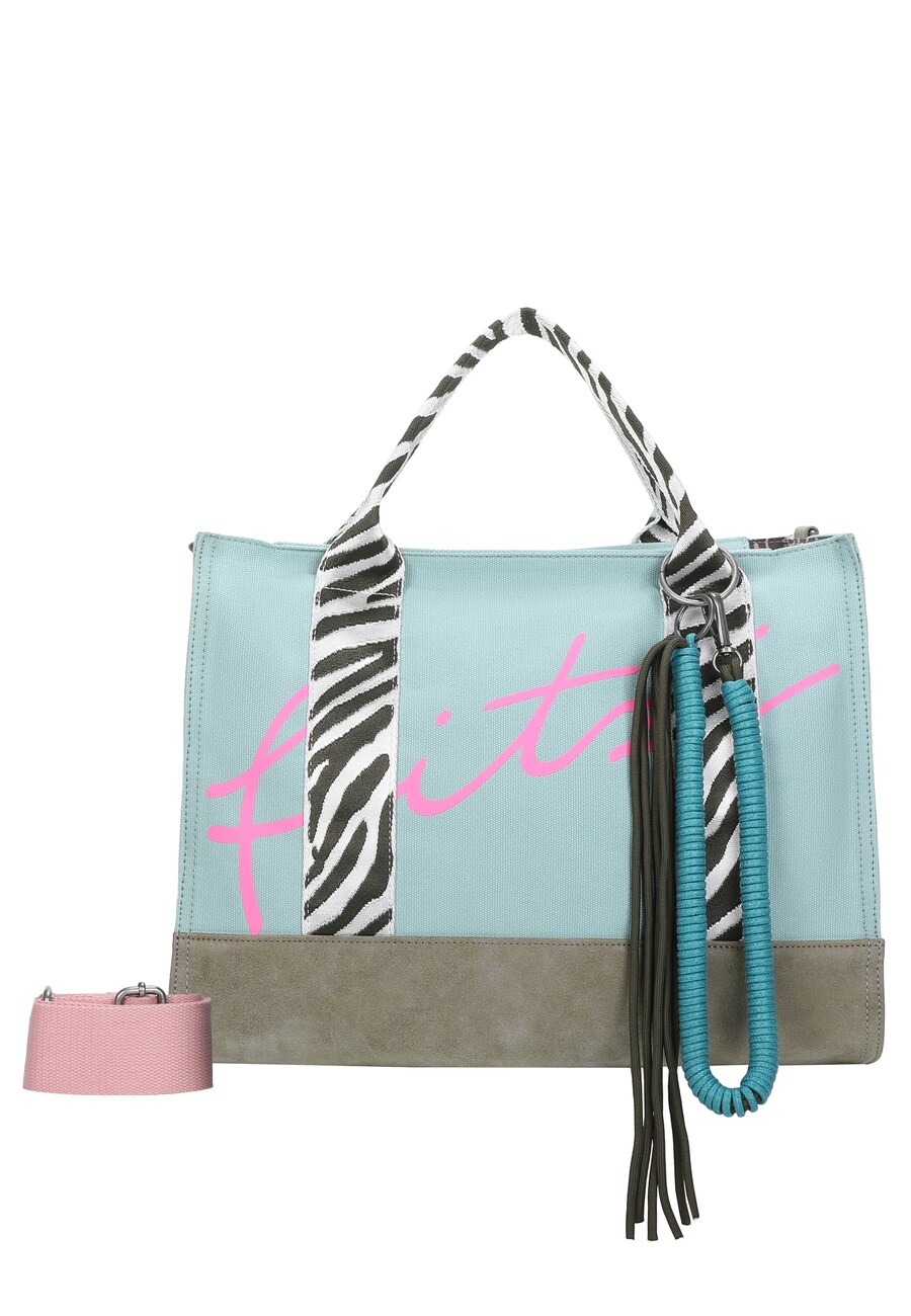 

Сумка шоппер Fritzi aus Preußen Summer Zebra Safari, бирюзовый