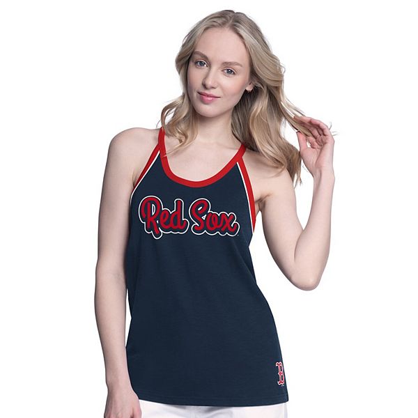 

Женский красный топ racerback boston red sox curveball G-Iii 4Her By Carl Banks