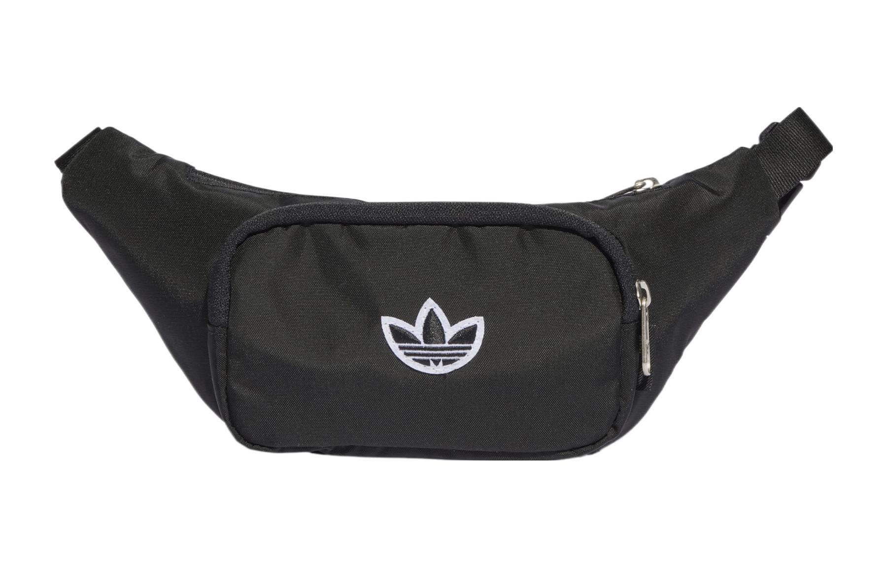 

Adidas Originals Переработанный нейлоновый поясной рюкзак унисекс черный, Black