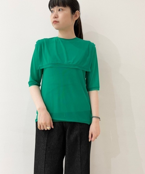 

Футболка, крой оверсайз, бренд AULA AILA, зеленый