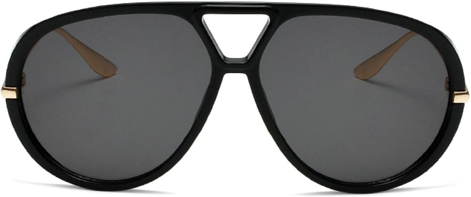 

Модные солнцезащитные очки-пилот большого размера для женщин и мужчин, круглые солнцезащитные очки в винтажном стиле с большой оправой, солнцезащитные очки-щитки для мужчин в стиле панк mincl, C1