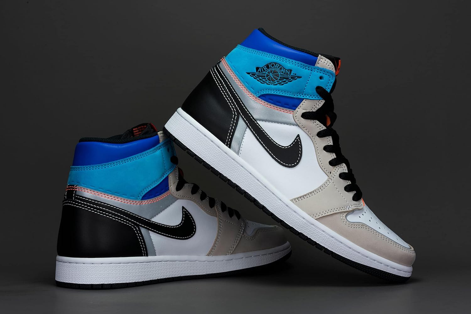 Мужские баскетбольные кроссовки Nike Air Jordan 1 Mid, оранжевый — фото 4