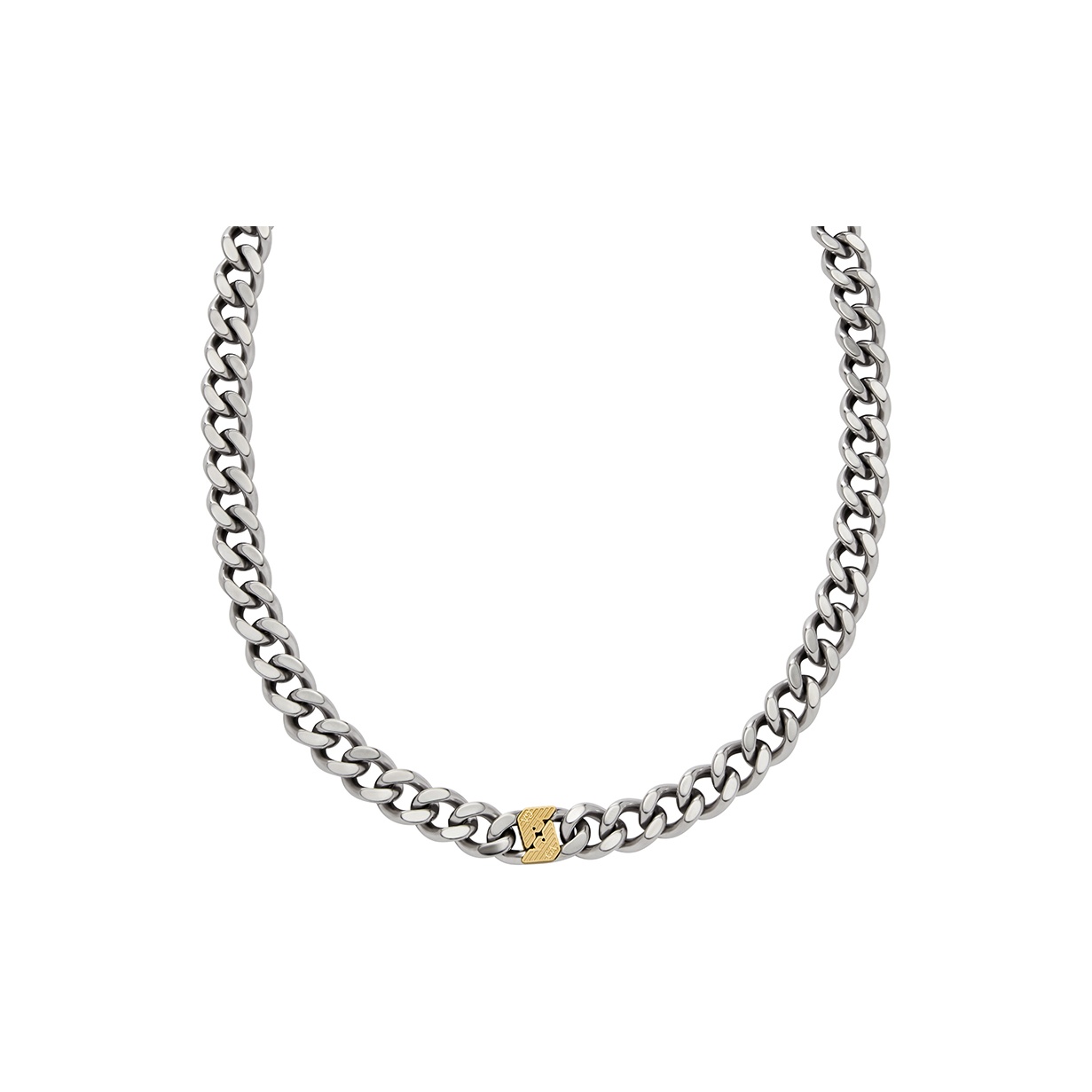 

Серебряное колье из нержавеющей стали для мужчин EMPORIO ARMANI, серебряный