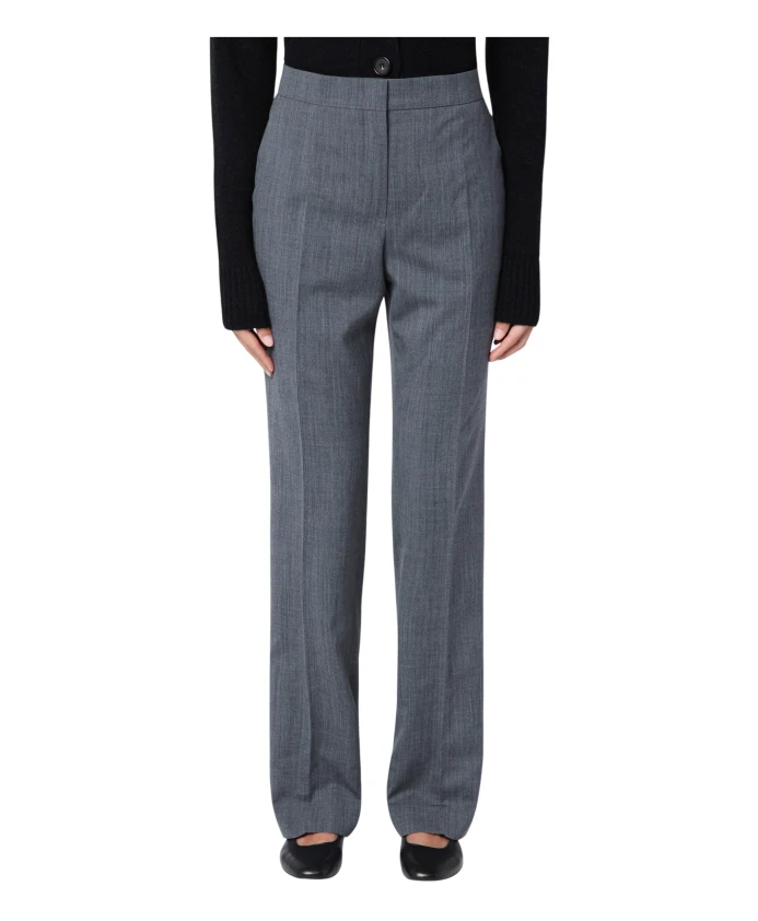 

Брюки узкого кроя Jil Sander, серый